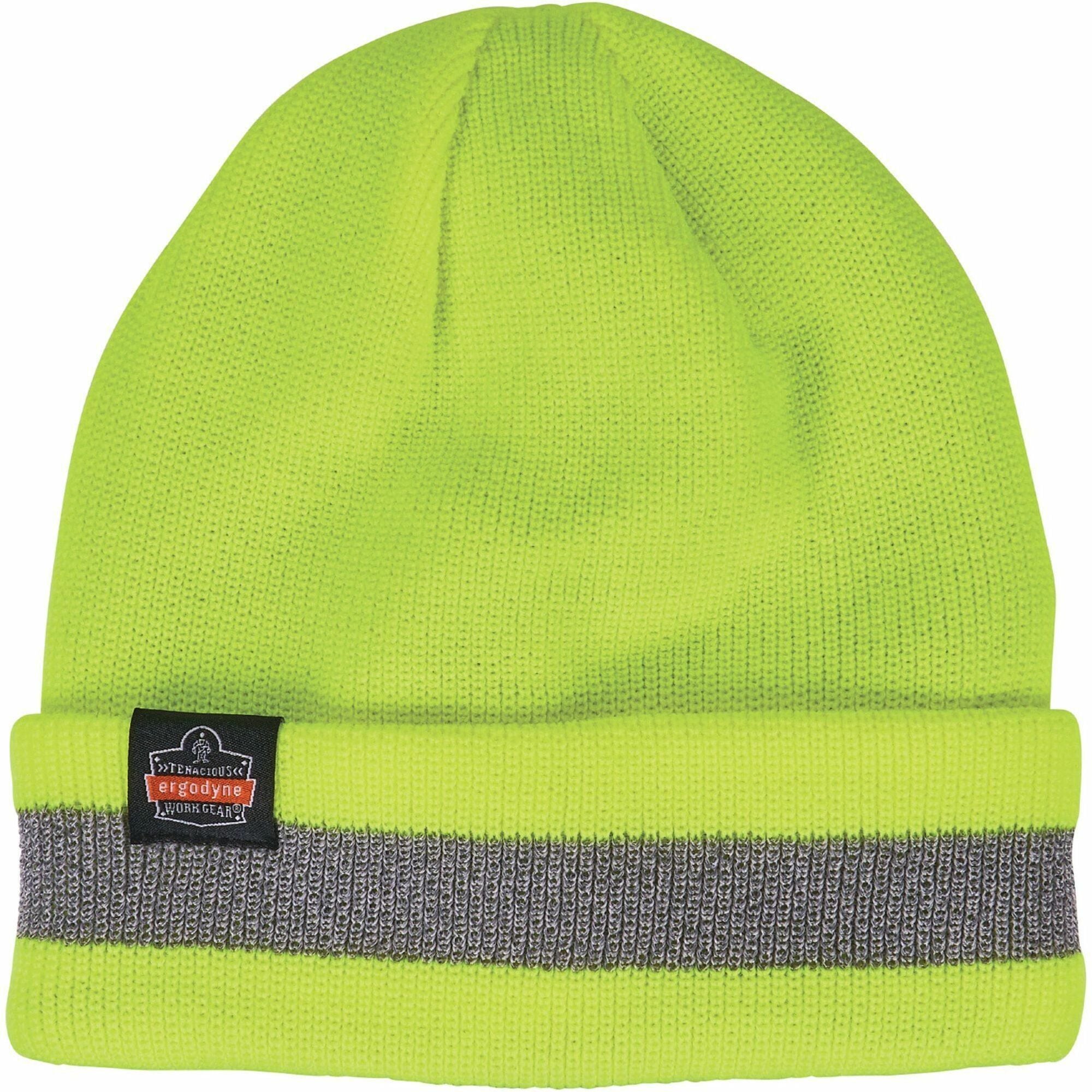 Ergodyne 6803 Reflective Winter Hats - Acrylic - Lime
