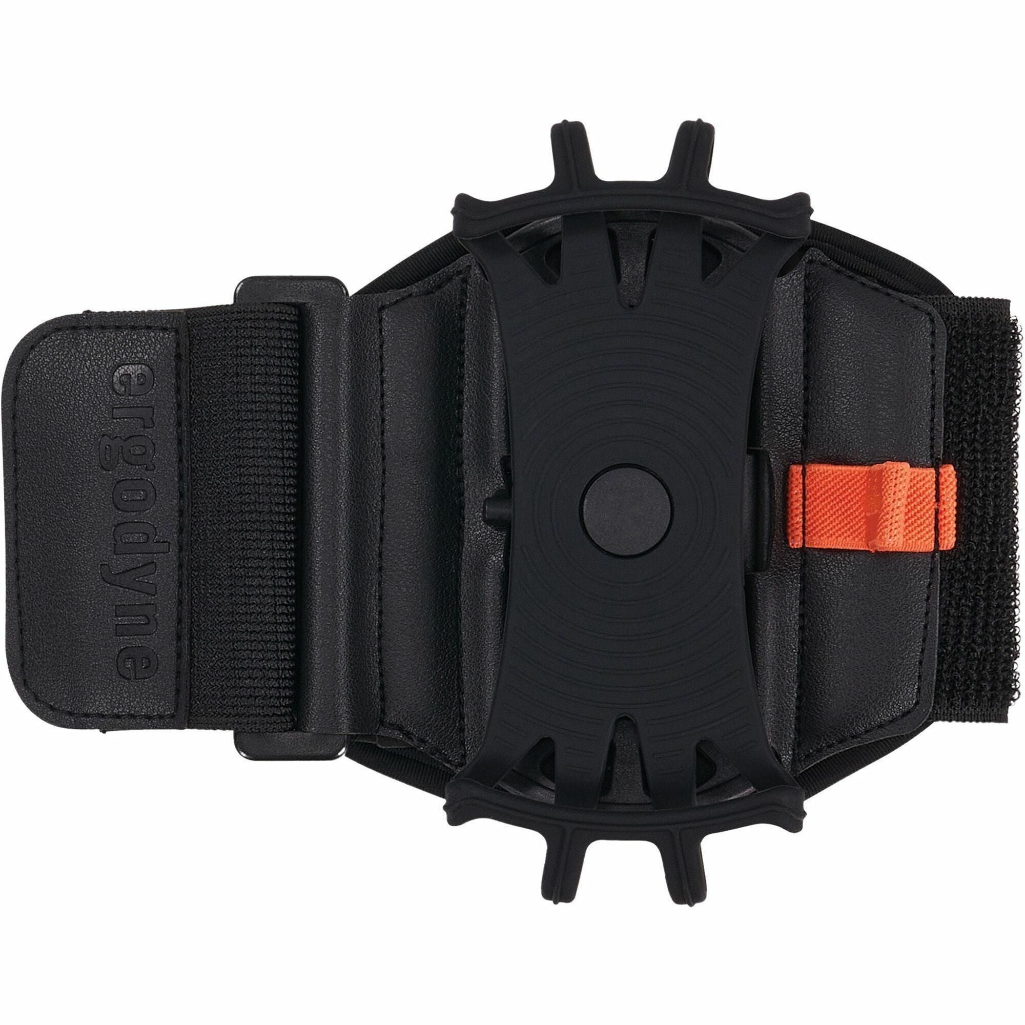 Ergodyne Squids 5545 Wrist Mount, Black, Landscape/Portrait Orientation, 360° Rotation, Flexible Fit, Includes Extended Strap, 1 Each
