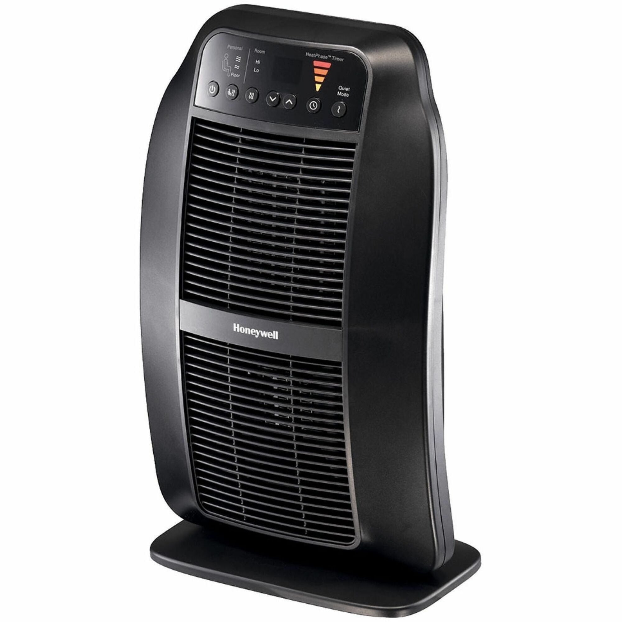 Ceramic - Electric - 6 x Heat Settings - Timer - Room - Portable - Black