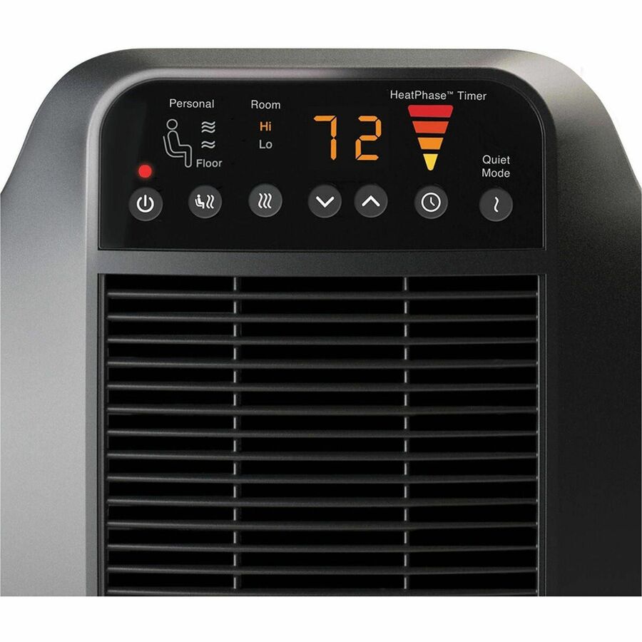 Ceramic - Electric - 6 x Heat Settings - Timer - Room - Portable - Black