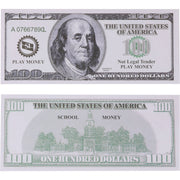 U.S. School Money $100 Bills Pk. 50