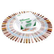 Crayola Ultra-Clean Washable Multicultural Markers Classpack  8 Colors  80 Count