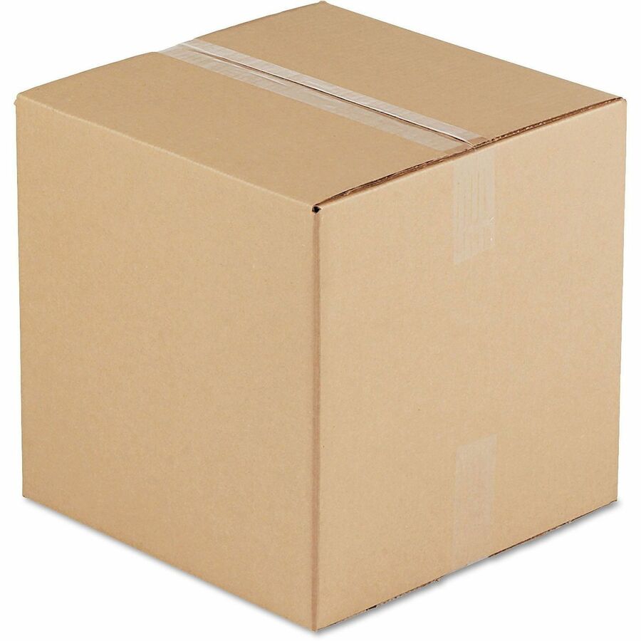 Universal Shipping Case, 14" x 14" x 14", 200 lb Heavy Duty, 32 ECT, Corrugated Kraft, Brown, Recycled, 25/Bundle