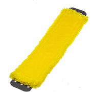 Unger SmartColor Micro Mop, 16" Length, Anti-bacterial, Heavy Duty, Durable, Reusable, Washable Microfiber, Yellow, 1 Each