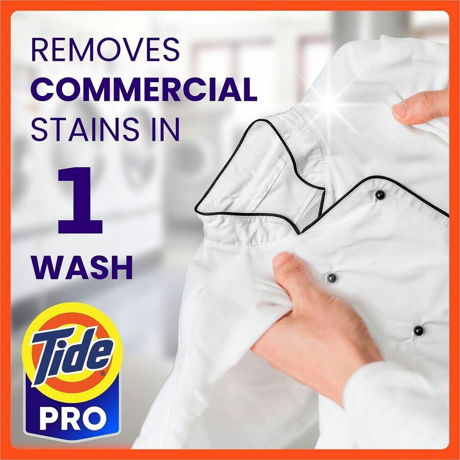 Tide Professional Liquid Laundry Detergent, 105 fl oz, 80 Loads, Orange, 1 Each