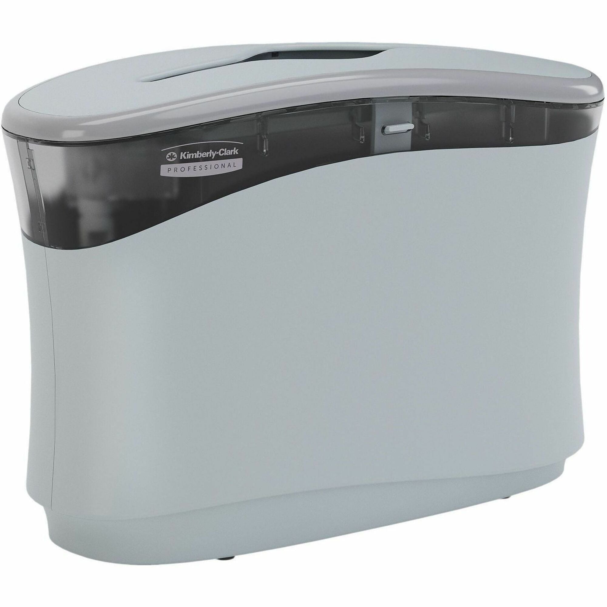 Multifold Dispenser - 13.3" Height x 9" Width x 5.2" Depth - Soft Gray - Refillable, Hygienic - 1 / Case