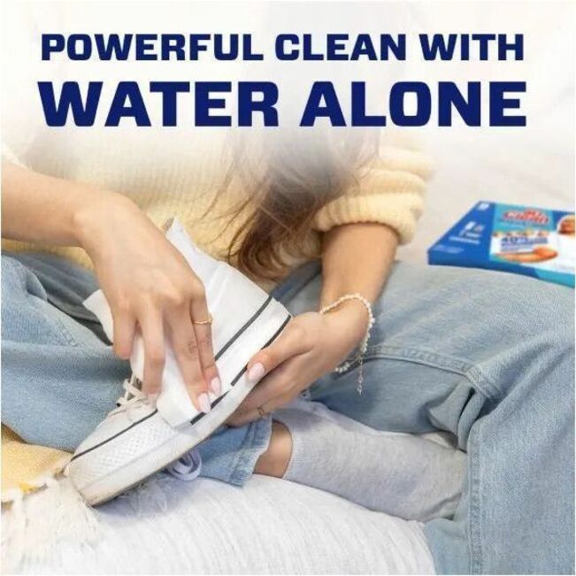 Mr. Clean Magic Eraser Pads, Blue, Foam, Sturdy with Built-In Scrubber, Multipurpose, Multi Surface, 1 Pad