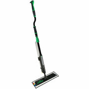 Unger Excella Floor Cleaning Straight Kit, Microfiber Head, Non-slip, Lightweight, Black/Green/Gray, Includes 1 Offset Pole, 2 x 1L Bottles, 2 x 20" Cleaning Pads, 1 Mop Pad Holder, 1 Carton