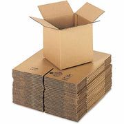 Universal Shipping Case, 8" x 8" x 8", 200 lb Heavy Duty, 32 ECT, Corrugated Kraft, Brown, Recycled, 25/Bundle
