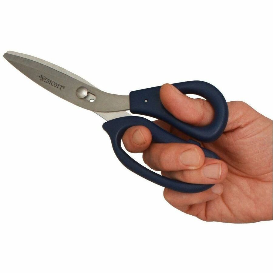 3.50" Cutting Length - Straight - Stainless Steel - 1 Each