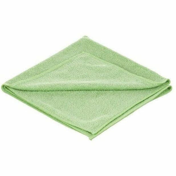 For General Purpose - Cloth, Wipe - Recommended For: Debris Remover, Bacteria Remover, Soil Remover, Mold Remover - Medium Duty, Absorbent, Washable, Durable - Green - 10 /