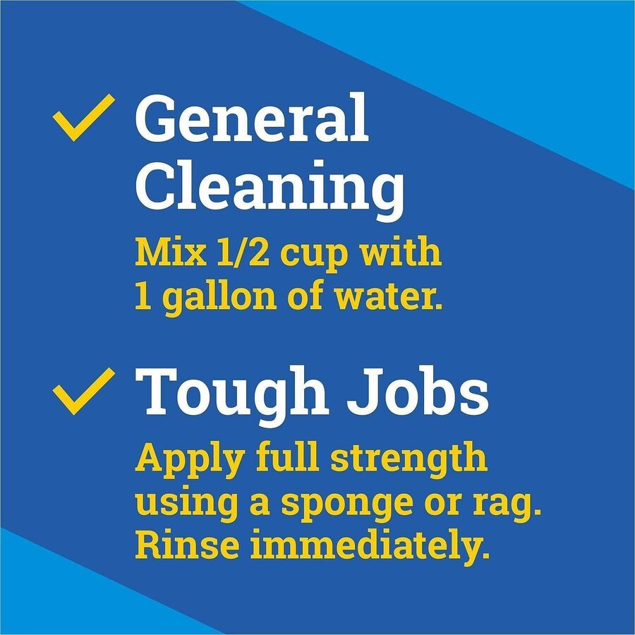 For Multipurpose, Multi Surface - Concentrate - Liquid - 175 fl oz (5.5 quart) - Citrus Blossom Scent - Recommended For: Odor Remover, Grease Remover - Freshen, Bleach-free, Long Lasting, Deodorize, pH Neutral - Orange Bottle - 3 / Carton