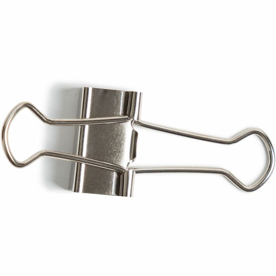 U Brands Small Silver Binder Clips, 75 Sheet Capacity, Steel, 72 Pack