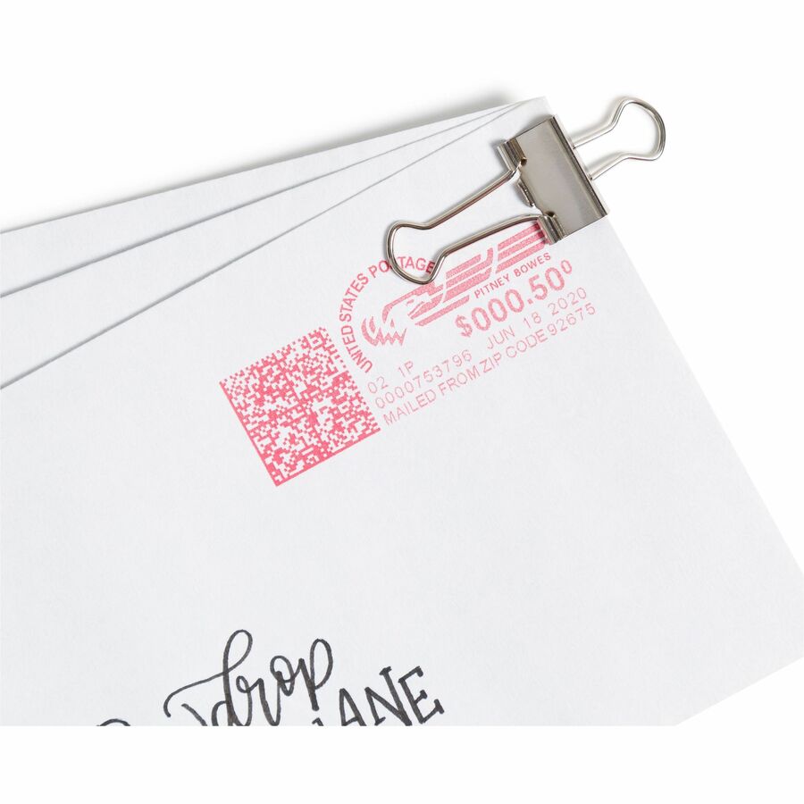 U Brands Small Silver Binder Clips, 75 Sheet Capacity, Steel, 72 Pack