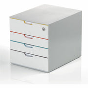 DURABLE Varicolor 4-Drawer Desktop Storage Box