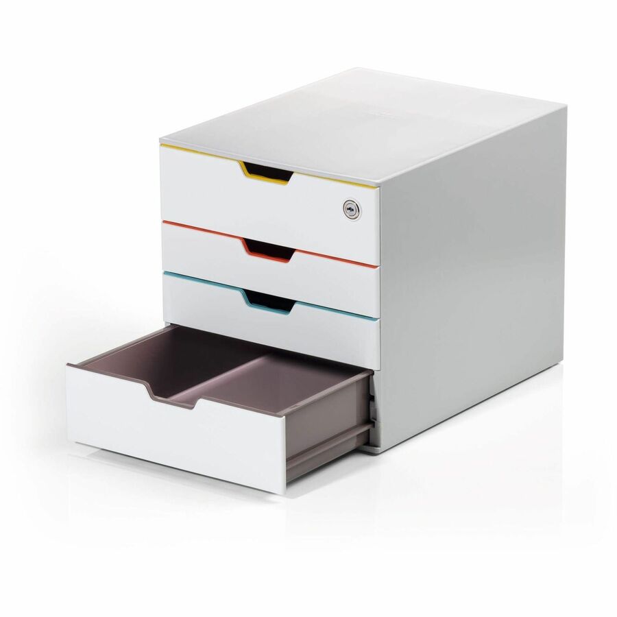 DURABLE Varicolor 4-Drawer Desktop Storage Box