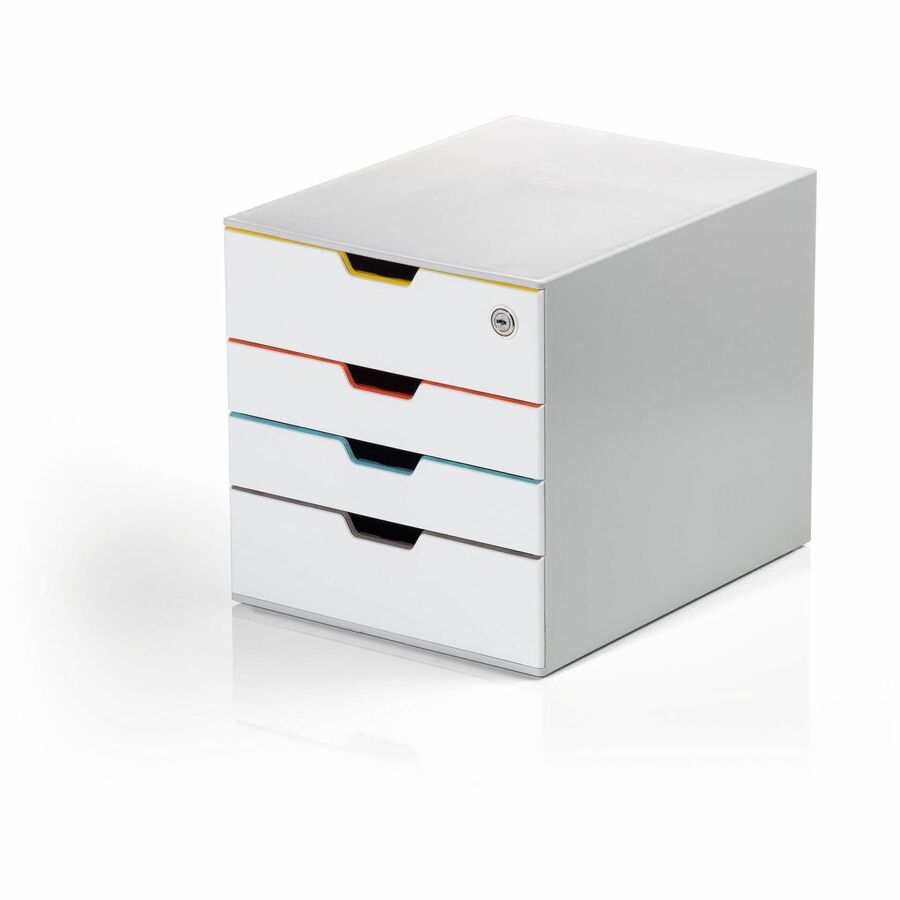 DURABLE Varicolor 4-Drawer Desktop Storage Box