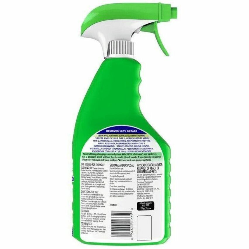 fantastik Disinfectant Multi-Purpose Cleaner, Lemon Scent, Spray, 32 fl oz, 1 Each