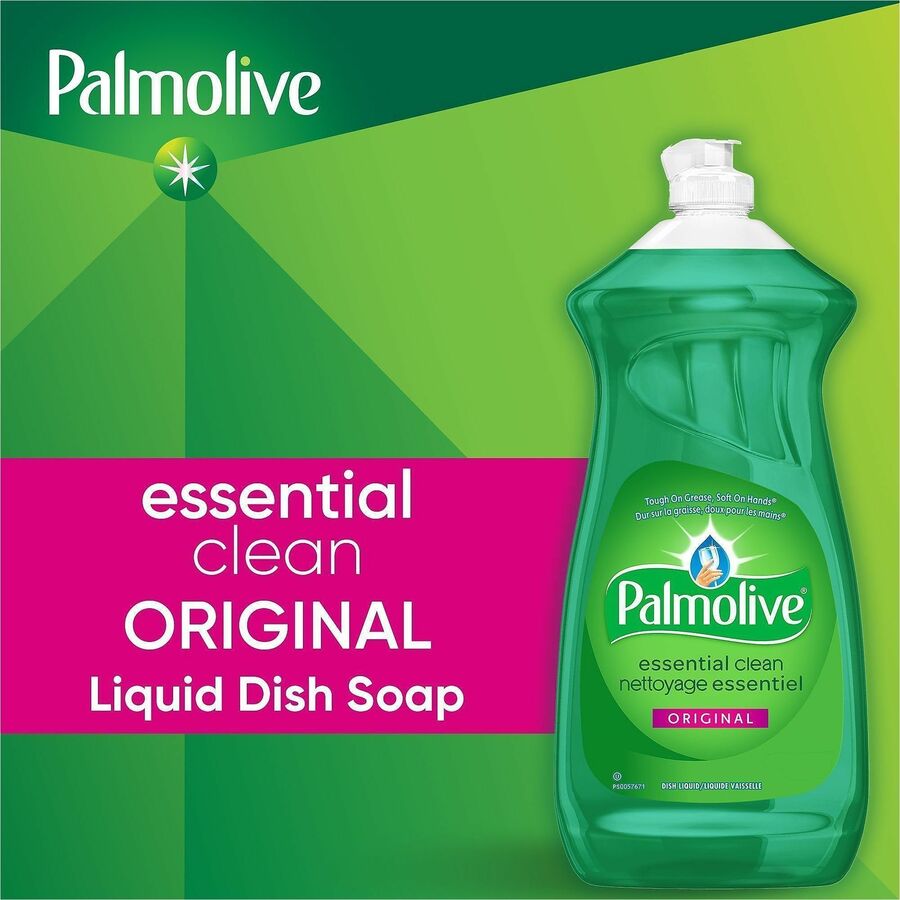 For Dish - Liquid - 28 fl oz (0.9 quart) - Original Scent - Recommended For: Grease Remover, Food Remover, Grime Remover - Phosphate-free, Paraben-free - Green - 9 / Carton