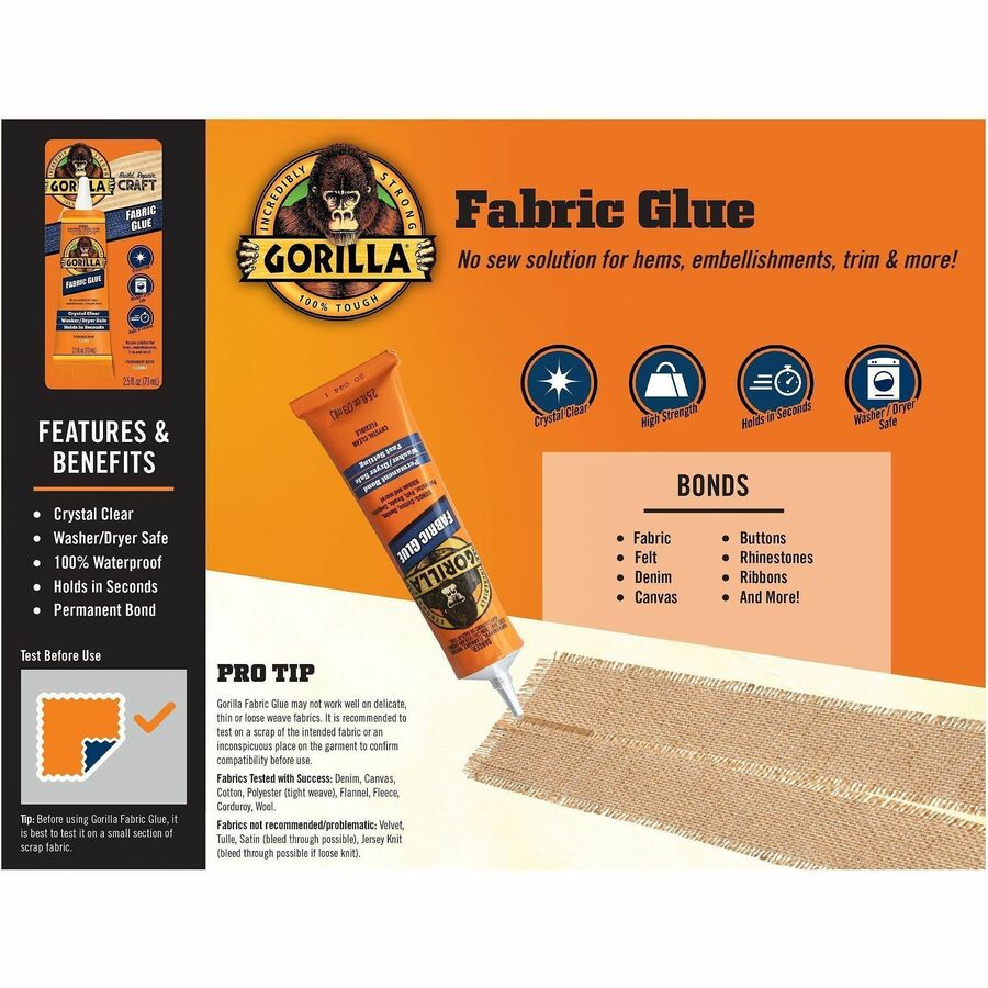 Gorilla Glue Fabric Glue