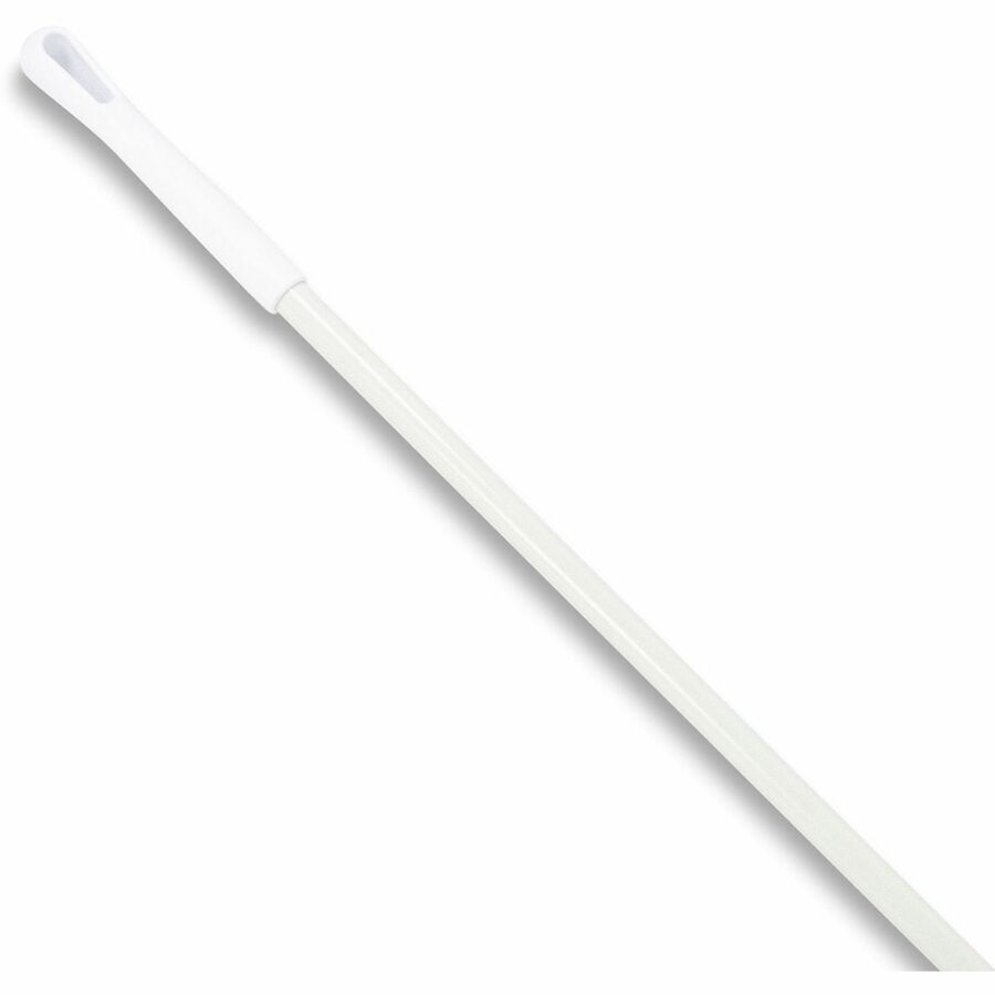Carlisle 60" Fiberglass Broom Handle - 60" Length x 1" Diameter - White - Fiberglass, Polyester, Polypropylene
