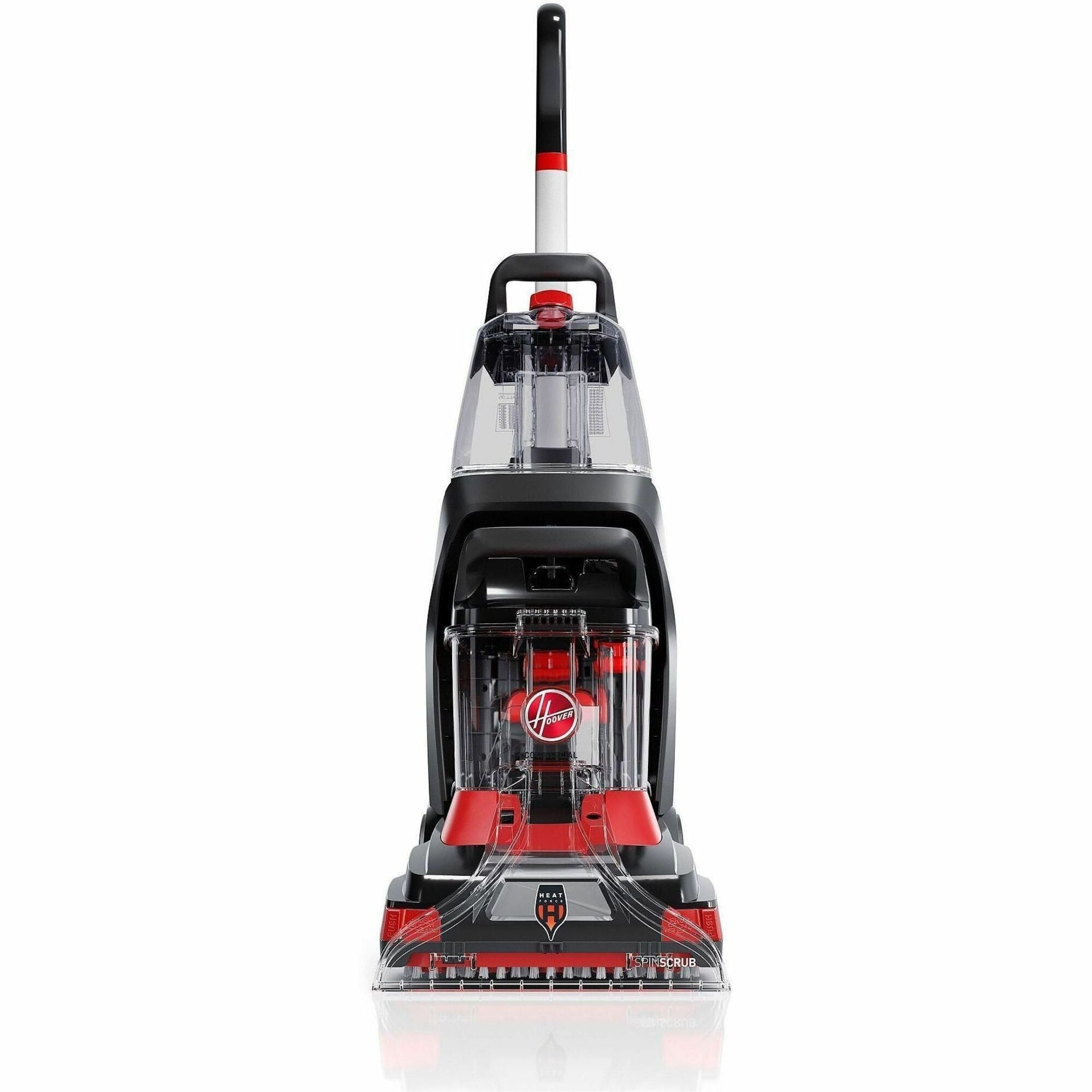 Scrub Brush - 12" Cleaning Width - Carpet - 10 A - Black
