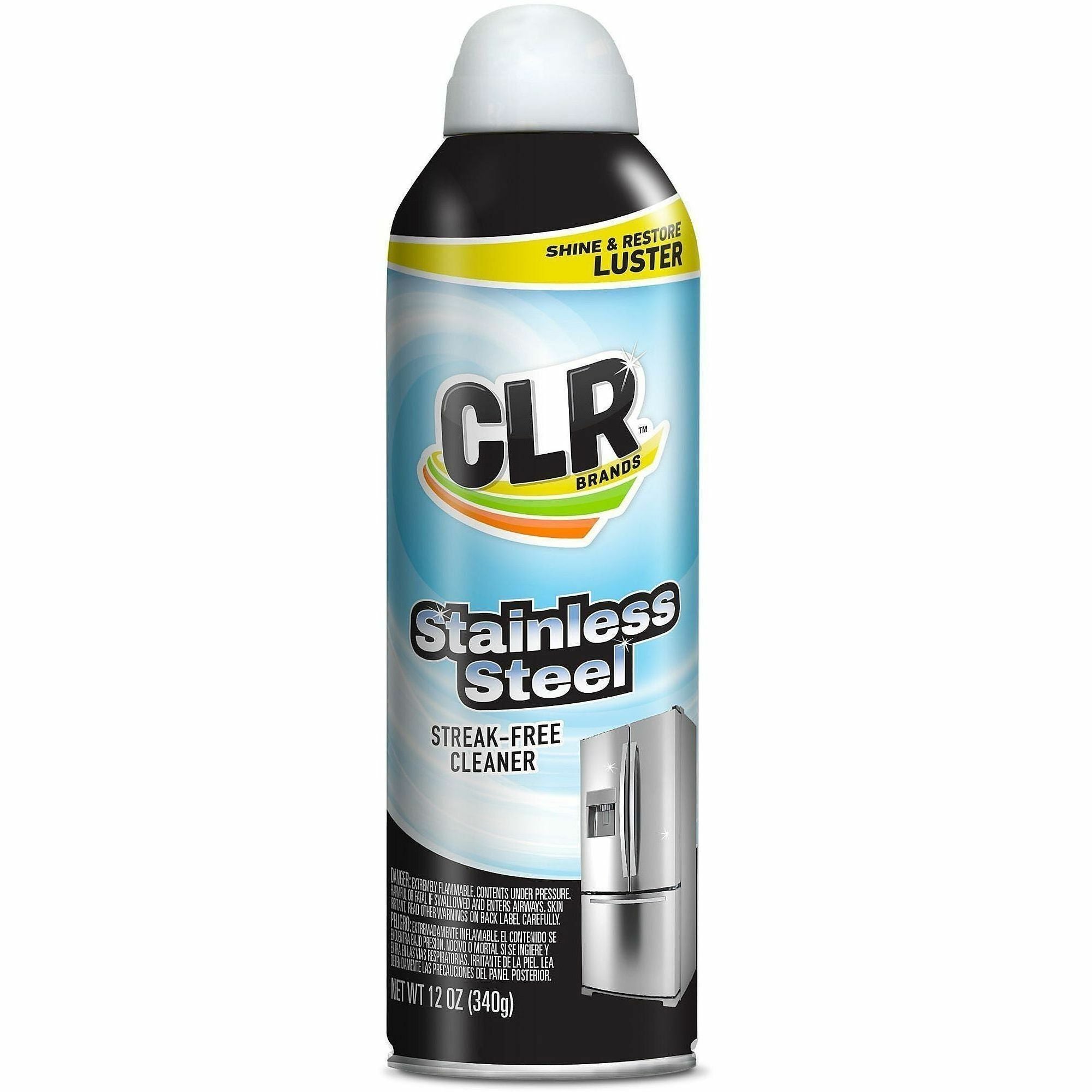 For Multipurpose - Aerosol - 12 fl oz (0.4 quart) - Recommended For: Dirt Remover, Residue Remover, Fingerprint Remover, Streak Remover, Soil Remover - Easy to Use - White - 6 / Carton