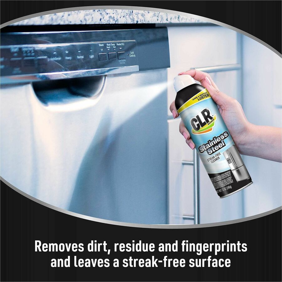 For Multipurpose - Aerosol - 12 fl oz (0.4 quart) - Recommended For: Dirt Remover, Residue Remover, Fingerprint Remover, Streak Remover, Soil Remover - Easy to Use - White - 6 / Carton