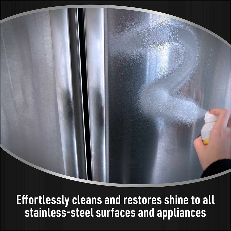 For Multipurpose - Aerosol - 12 fl oz (0.4 quart) - Recommended For: Dirt Remover, Residue Remover, Fingerprint Remover, Streak Remover, Soil Remover - Easy to Use - White - 6 / Carton