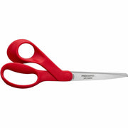 Bent-left - Stainless Steel Precision-ground Blade - Sharp Tip - Red - 1 Each