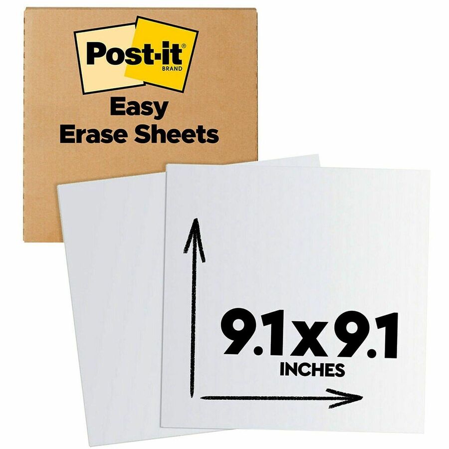 3M Easy Erase Permanent Marker Whiteboard Sheets