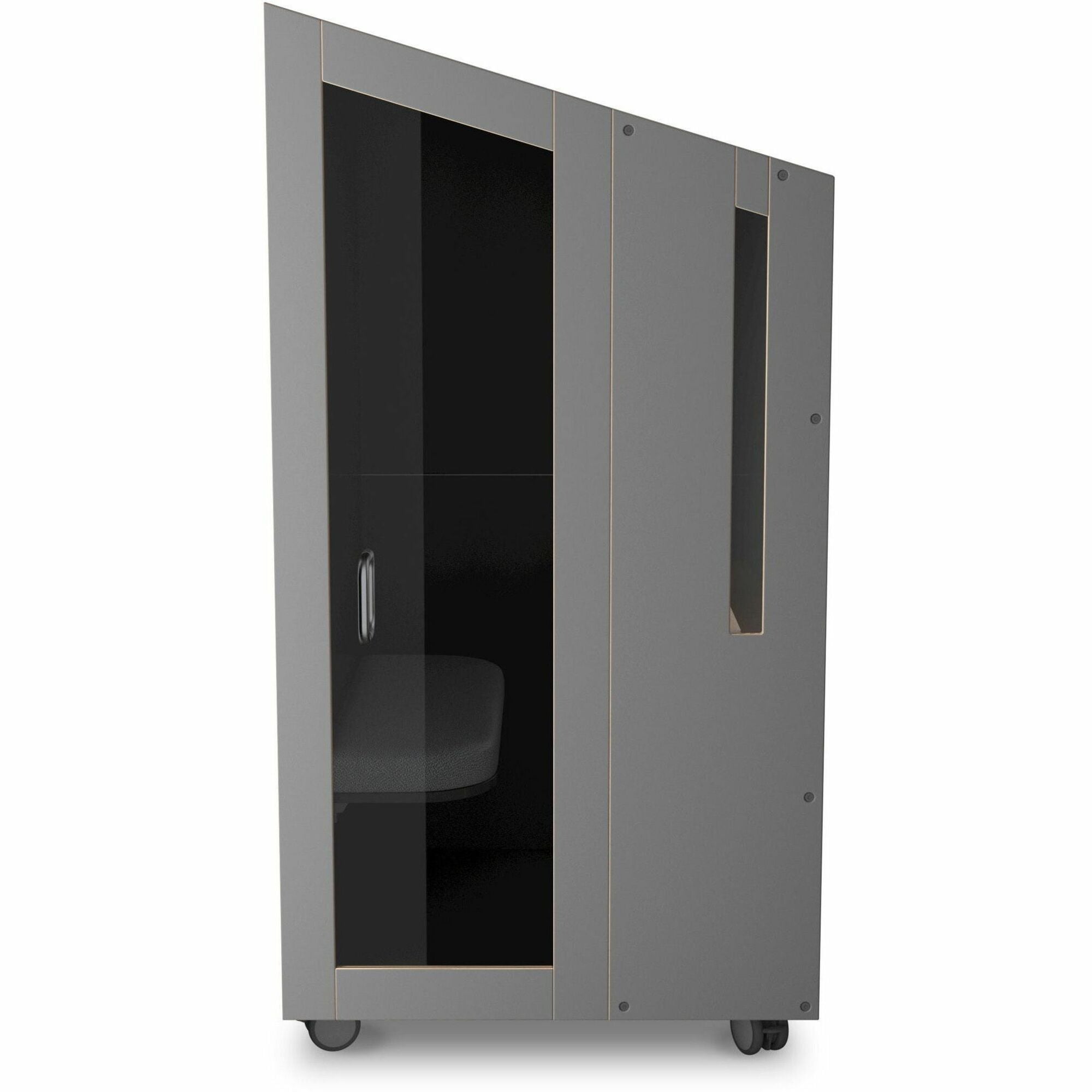 NOOK Solo Privacy Booth, 77" H x 40" W x 37" D, White Laminate, 1 Each