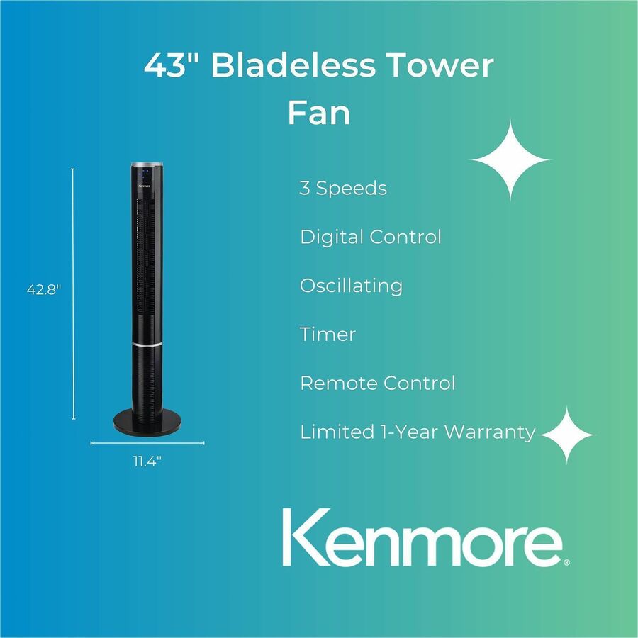 Kenmore Bladeless Tower Fan