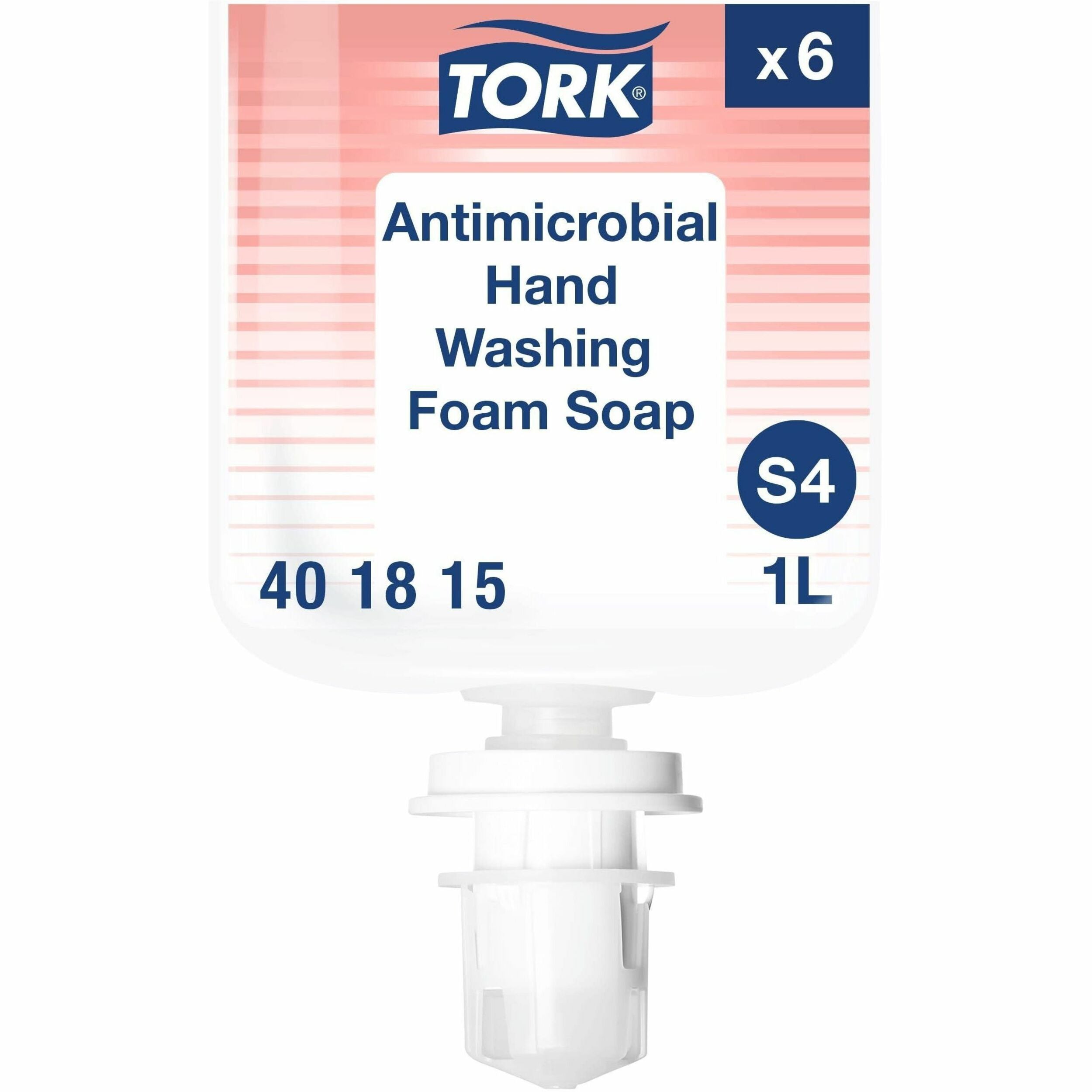 Fragrance-free Scent - 1.06 quart - Pump Dispenser - Kill Germs, Bacteria Remover - Hand, Food Handling, Healthcare - Moisturizing - Antibacterial - Hygienic, Dye-free - 6 / Case