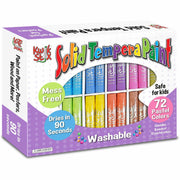 Tempera Paint Sticks Classpack, Pastel, 6 of Each Color, 72 Count