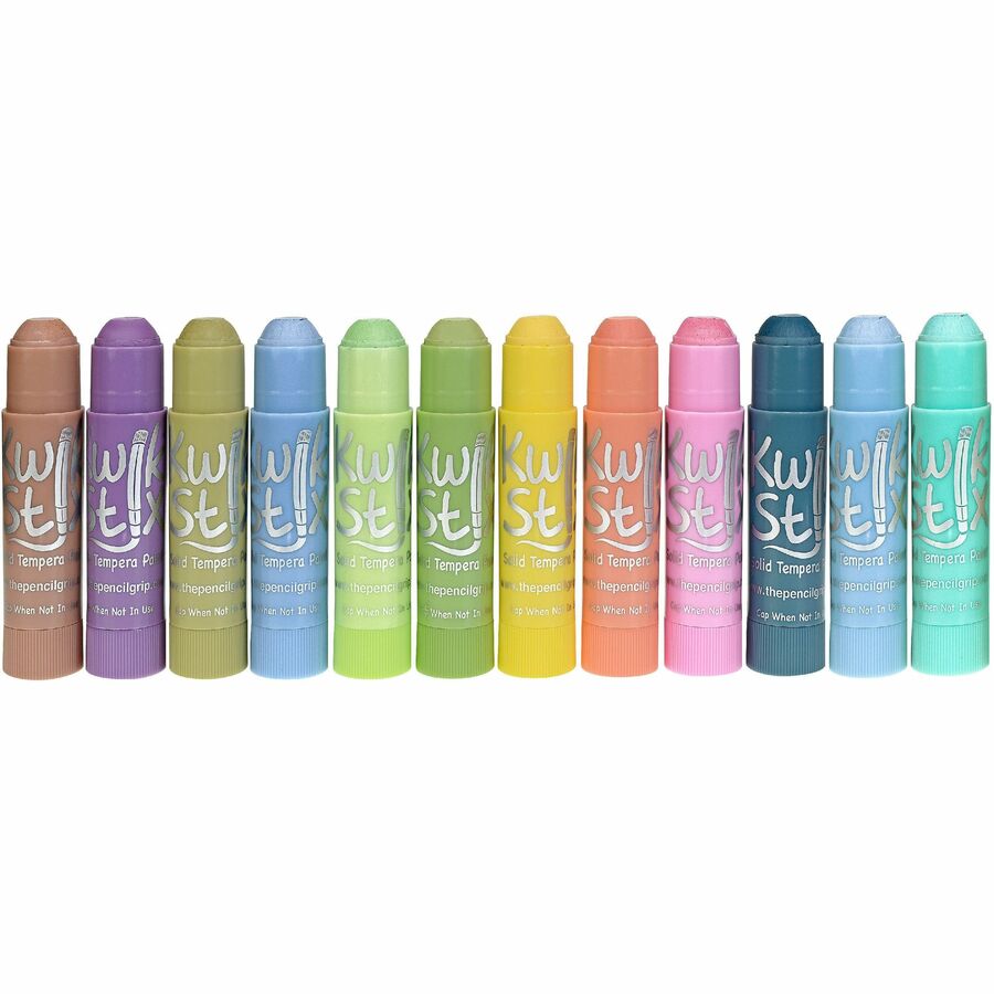 Tempera Paint Sticks Classpack, Pastel, 6 of Each Color, 72 Count