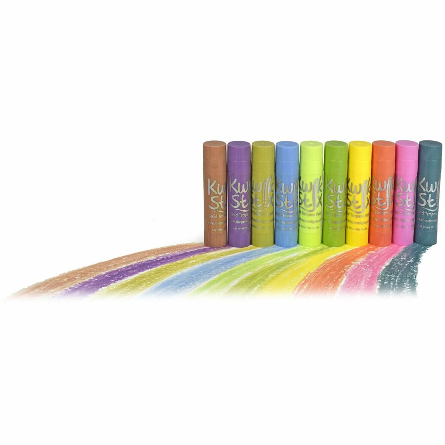 Tempera Paint Sticks Classpack, Pastel, 6 of Each Color, 72 Count