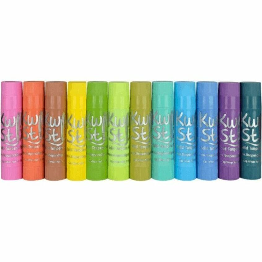 Tempera Paint Sticks Classpack, Pastel, 6 of Each Color, 72 Count
