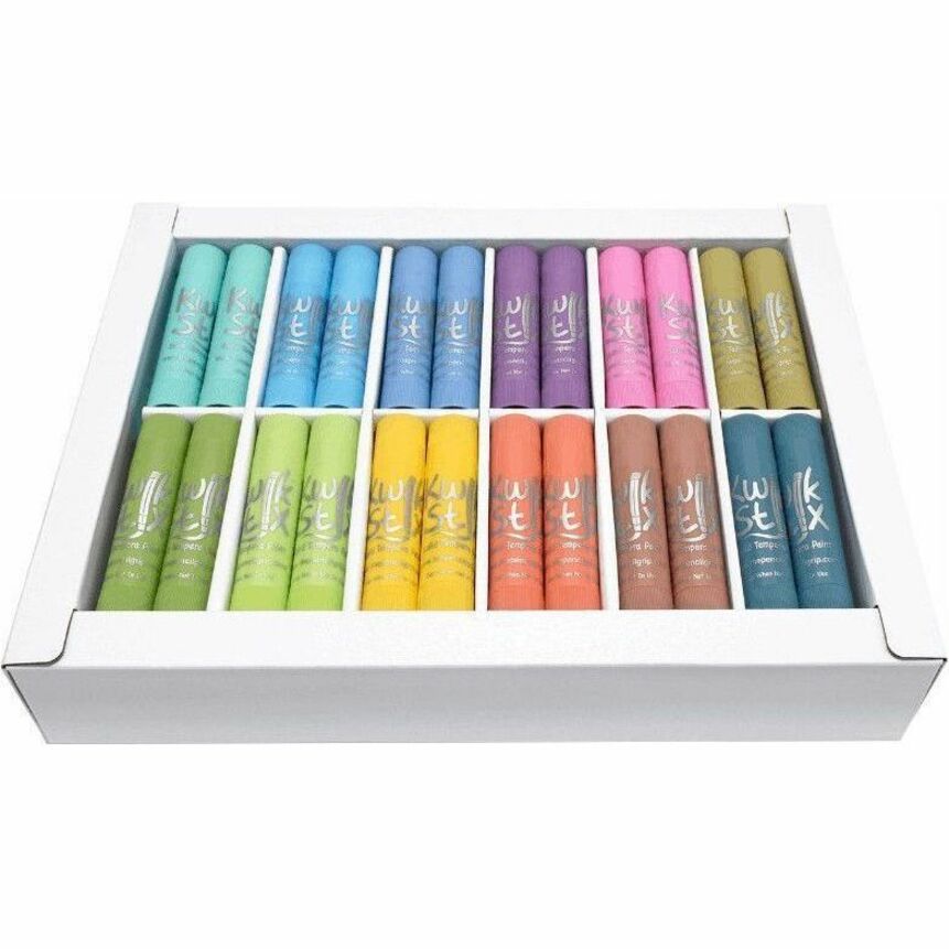 Tempera Paint Sticks Classpack, Pastel, 6 of Each Color, 72 Count