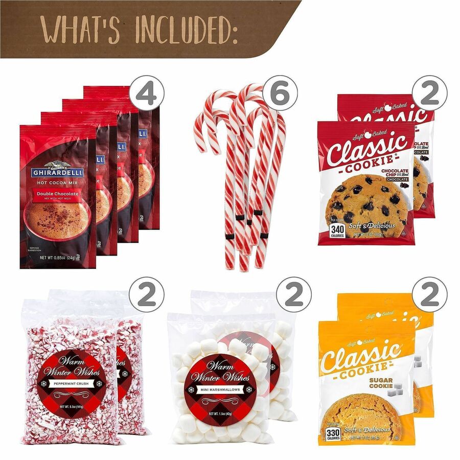 Chocolate, Chocolate Brownie, Chocolate Chip, Milk Chocolate - 18 / Carton