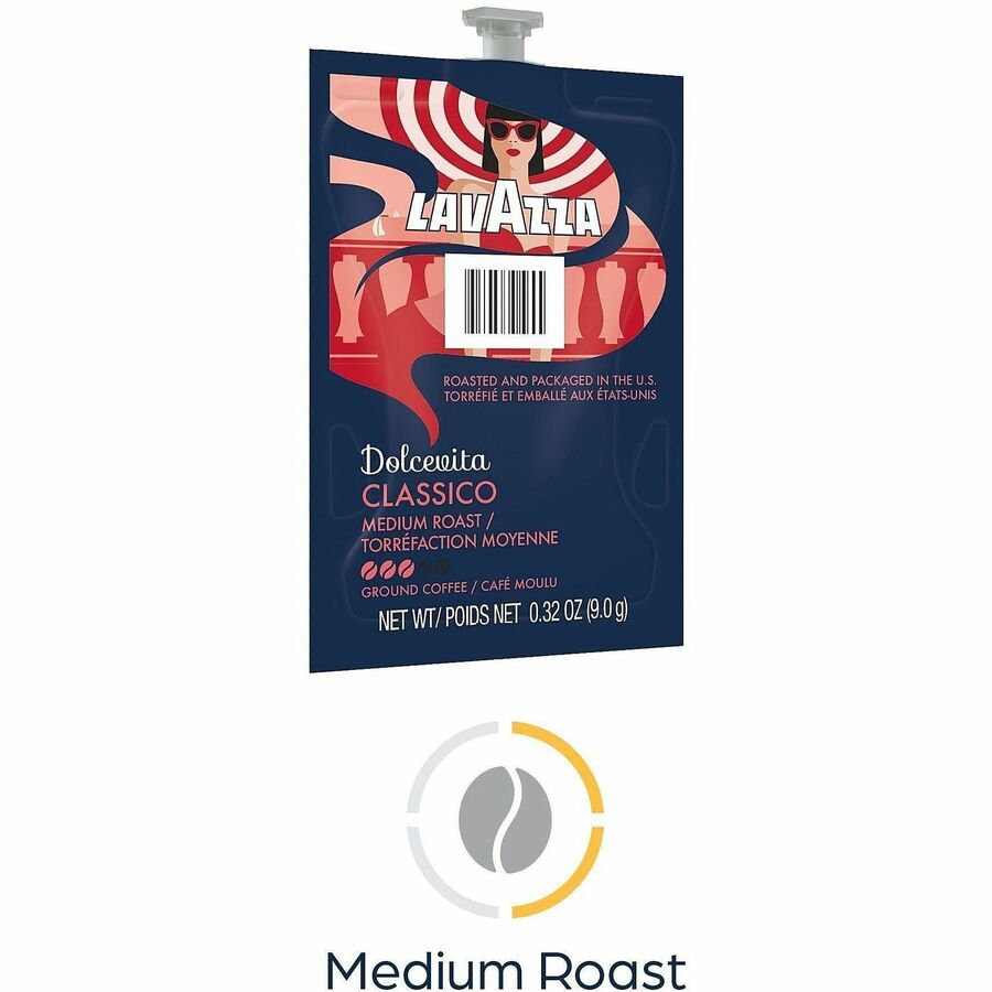 Flavia Classico Coffee Freshpack, Medium Roast, Arabica & Robusta Blend, 0.3 oz Each, 38 Freshpacks per Carton, Compatible with Flavia Aroma, Creation 300 & 600 Brewers