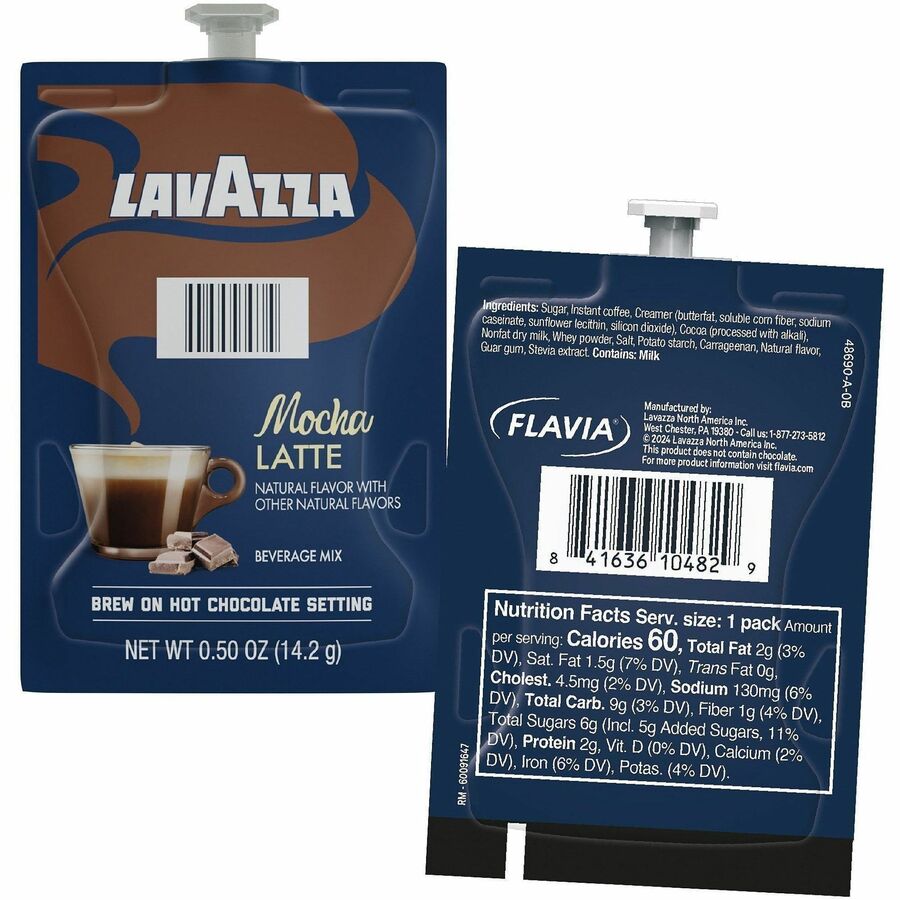 0.5 oz - Freshpack - Classic Latte, Mocha Latte, Vanilla Latte - 1 Carton