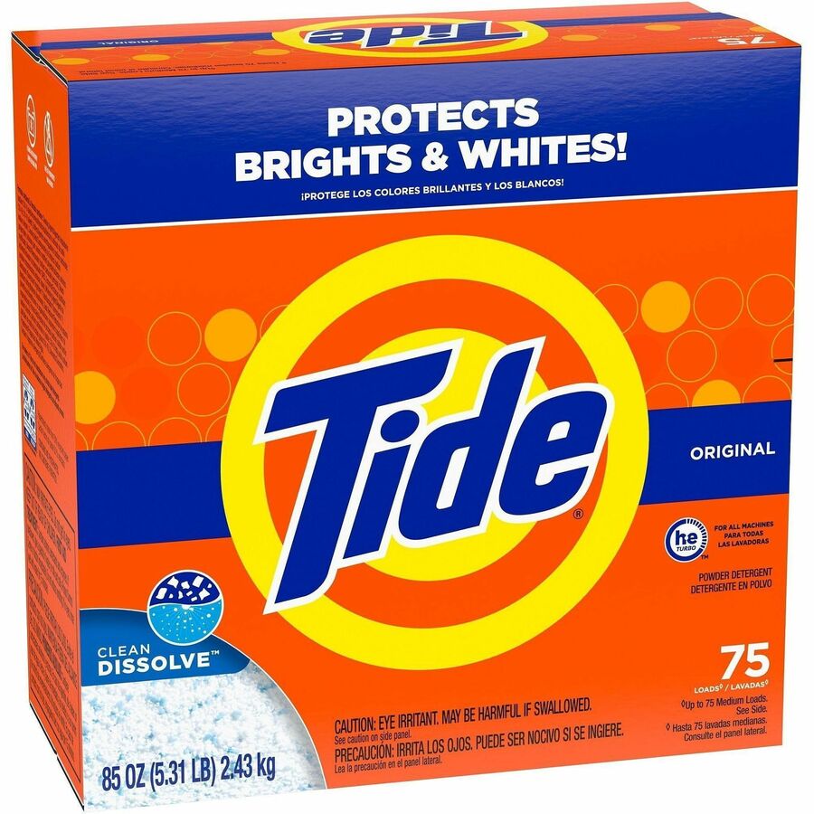 Tide Powder Laundry Detergent, Original Scent, 95 oz Box, 75 Loads, 3 Boxes per Carton