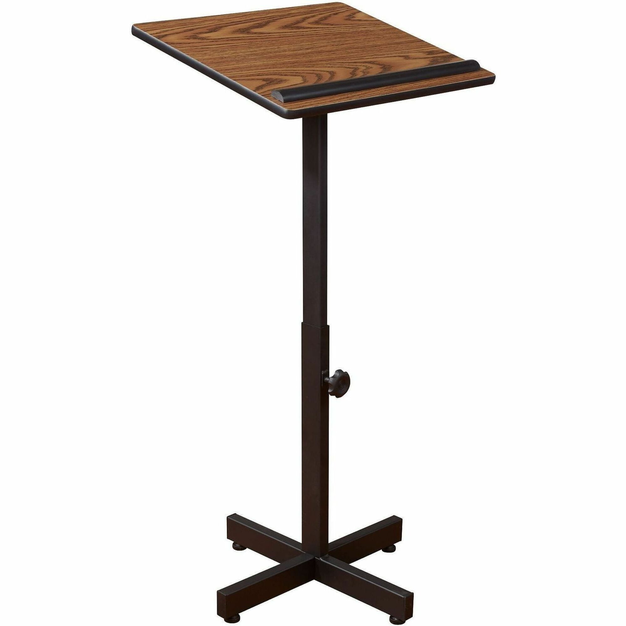 Oklahoma Sound® Portable Presentation Lectern, Color: Medium Oak