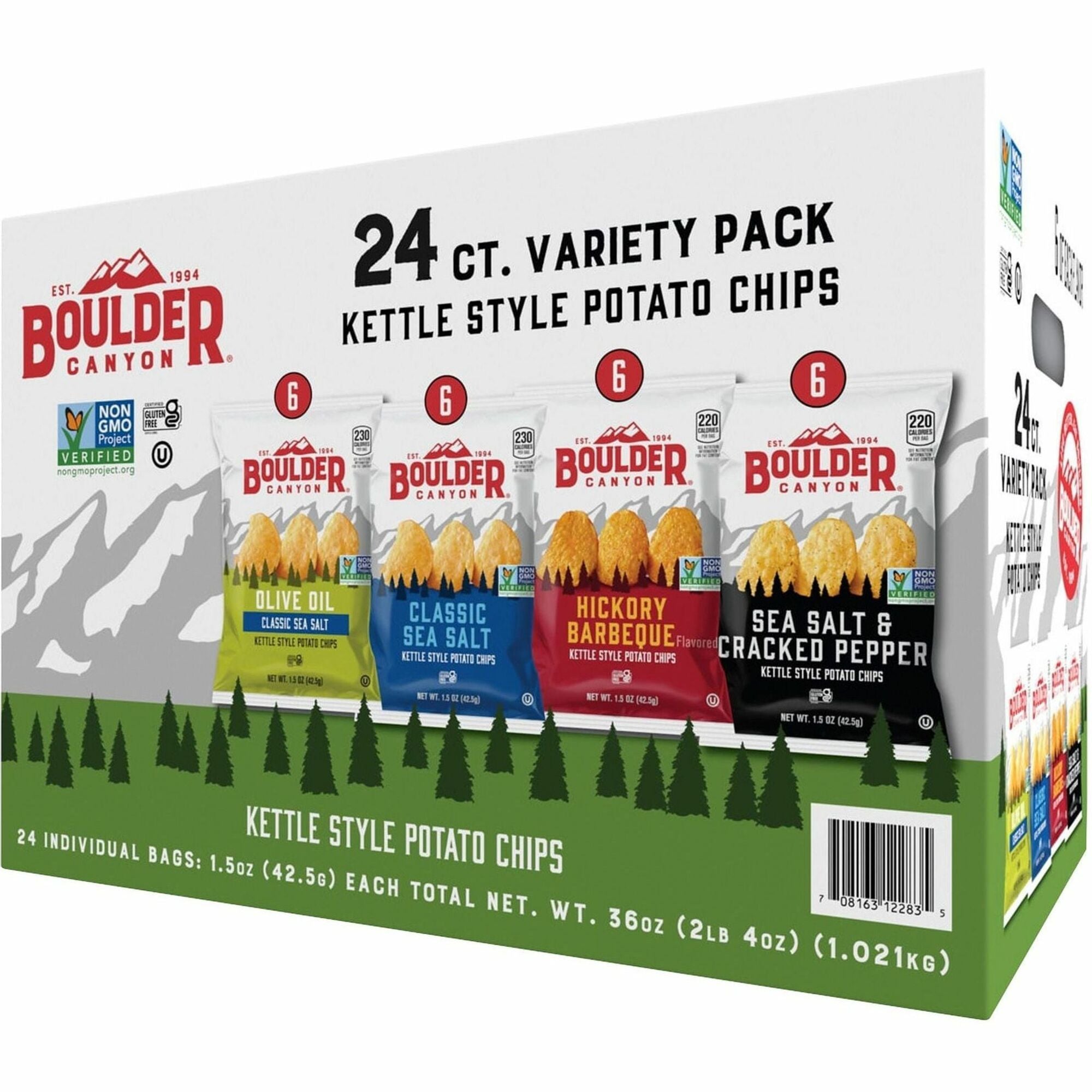 Non-GMO, Gluten-free - 1.50 oz Bag - 24 / Carton