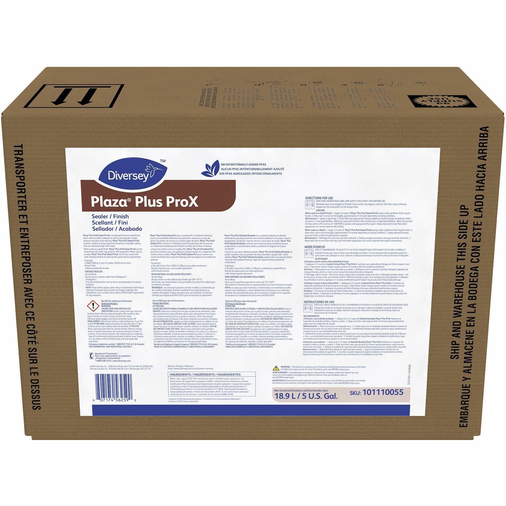Diversey Care Plaza Plus Sealer/Finish