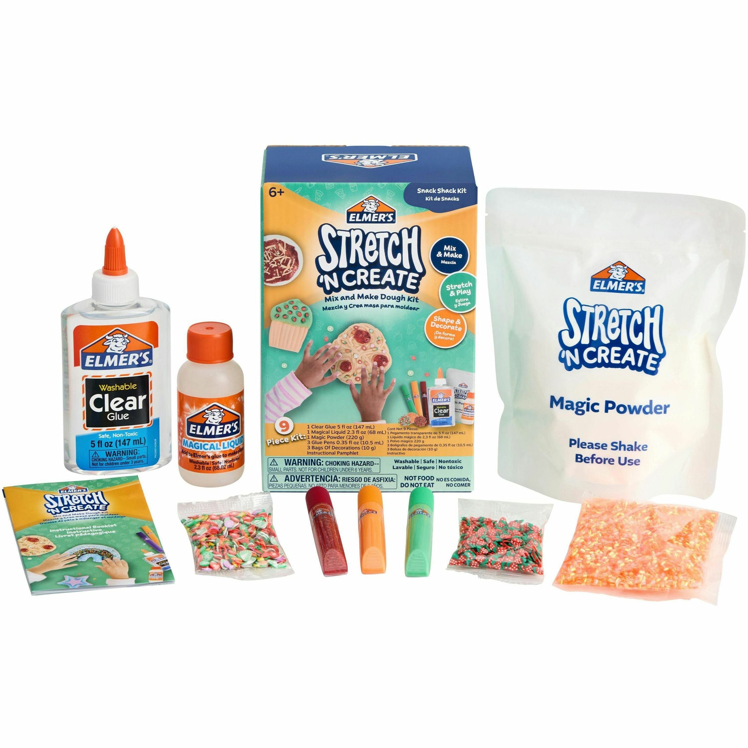 Elmer's Stretch 'N Create Dough Kit, Snack Shack, 9 Pieces, 1 Box