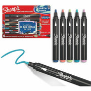 Sharpie Creative Markers, Bullet Medium Point, Assorted Colors, Water-Based Ink, 5 Pack
