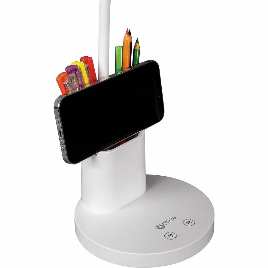 OttLite Rechargeable LED Lamp w/Phone Holder