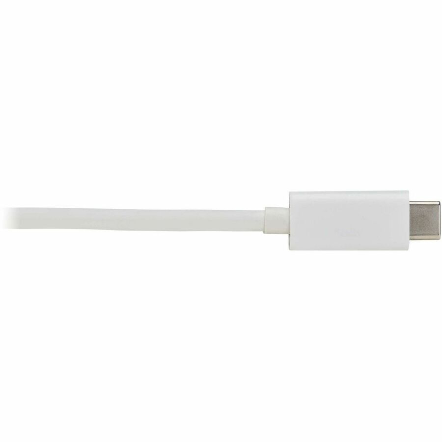 1 x USB 3.2 (Gen 1) Type C - Male - 1 x HDMI Digital Audio/Video - Female, 1 x USB 3.2 (Gen 1) Type C - Female, 1 x USB 3.2 (Gen 1) Type A - Female - 4096 x 2160 Supported - Nickel Connector - White